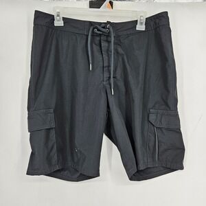 Aether Board Shorts Mens‎ 33 Black Performance Swim Wear Summer Outdoors